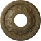Ekena Millwork Leaf Ceiling Medallion (Fits Canopies up to 4 3/4"), 11 3/8"OD x 3 5/8"ID x 1 1/8"P, Mississippi Mud CM11LFMMF - alternate 1